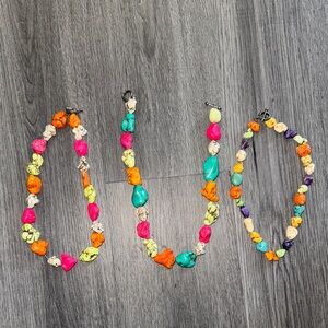 Colorful Beaded Necklace Set